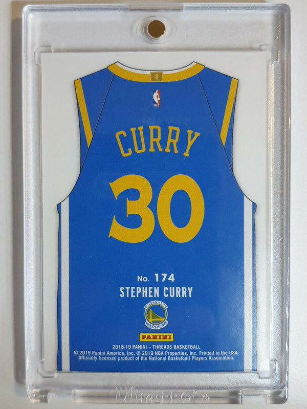 2018 Panini Threads Stephen Curry #174 DAZZLE Prizm - Ready to Grade