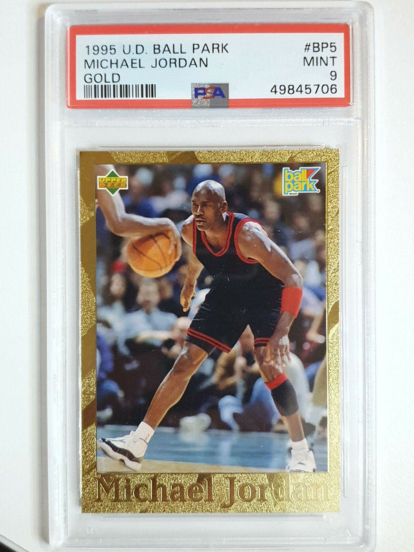 1995 Upper Deck Michael Jordan #BP5 Ball Park GOLD FOIL - PSA 9 (POP 5)