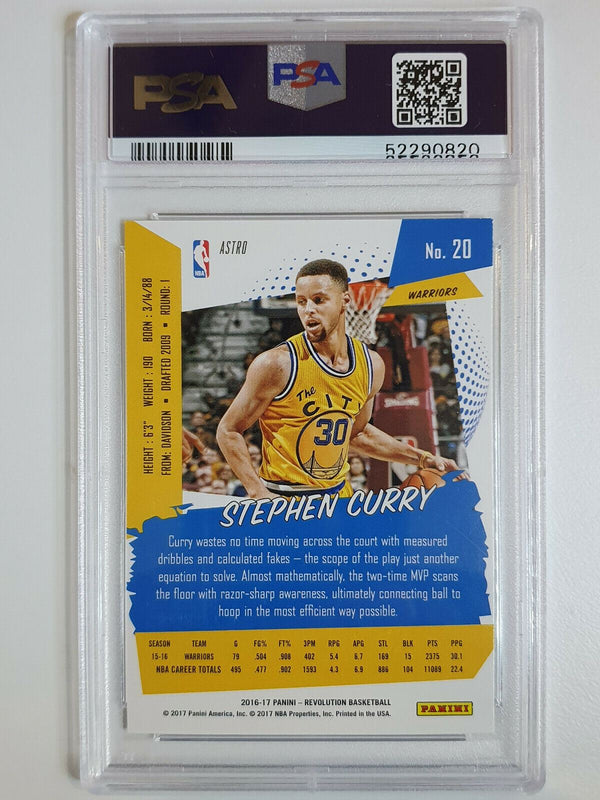 2016 Revolution Stephen Curry #20 ASTRO Prizm - PSA 9 (POP 5)