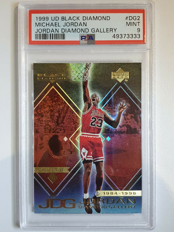 1999 UD Michael Jordan Diamond Gallery #DG2 HOLO Insert - PSA 9 (POP 14)