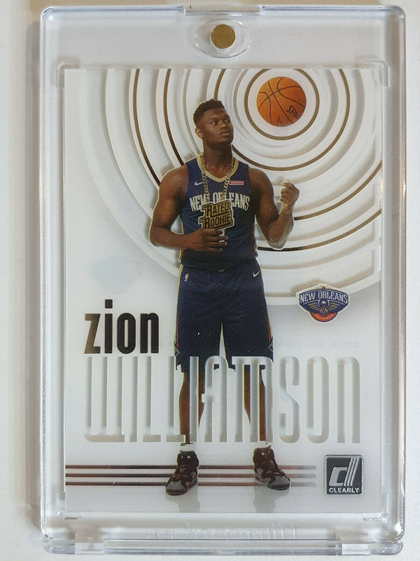 2019 Donruss Clearly Zion Williamson ROOKIE SPECIAL #ZW - SSP Case Hit