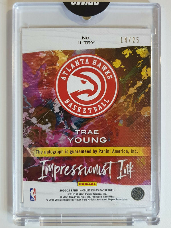 2020 Court Kings Trae Young Autograph (Auto) SAPPHIRE /25 - Ready to Grade