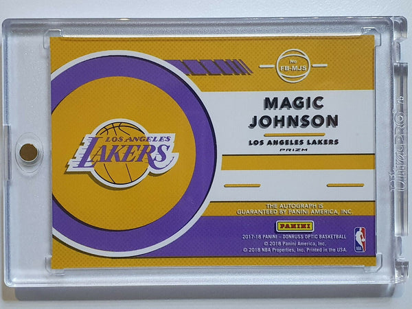 2017 Donruss Optic Magic Johnson Auto FAST BREAK Signatures - Ready to Grade