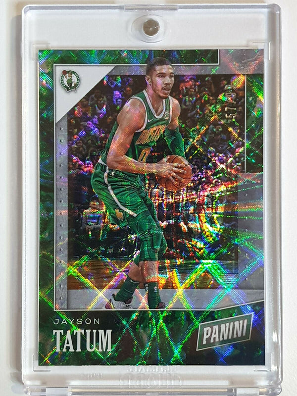 2019 Panini Black Jayson Tatum #24 FUTURE FRAMES Prizm /99 - Ready to Grade