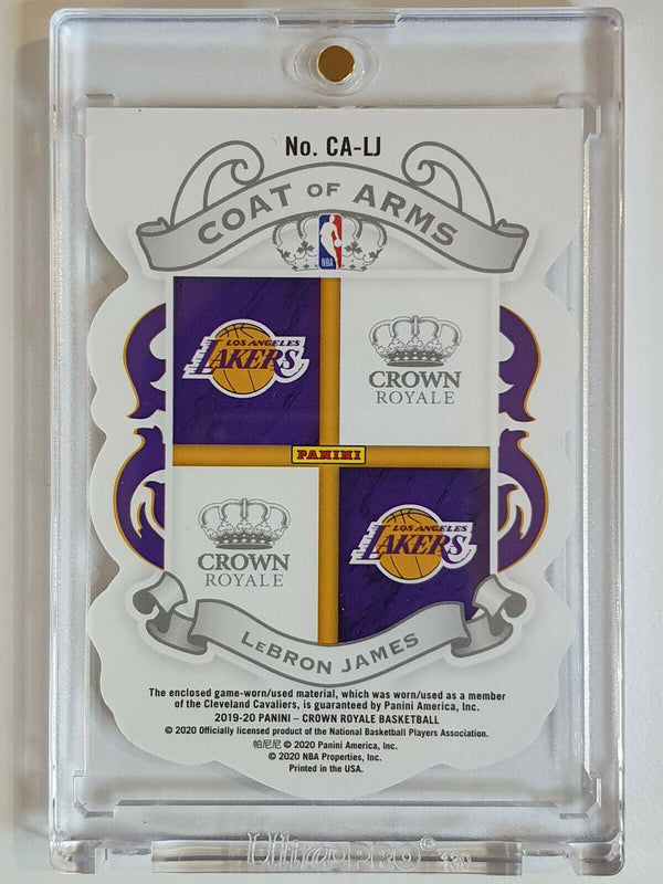 2019 Crown Royale Lebron James #Patch Game Worn Jersey - Ready to Grade