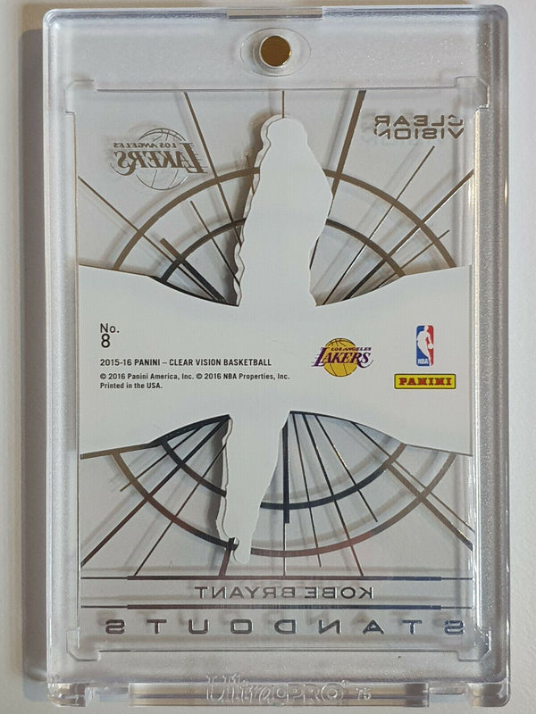 2015 Panini Clear Vision Kobe Bryant #8 Standouts ACETATE - Ready to Grade