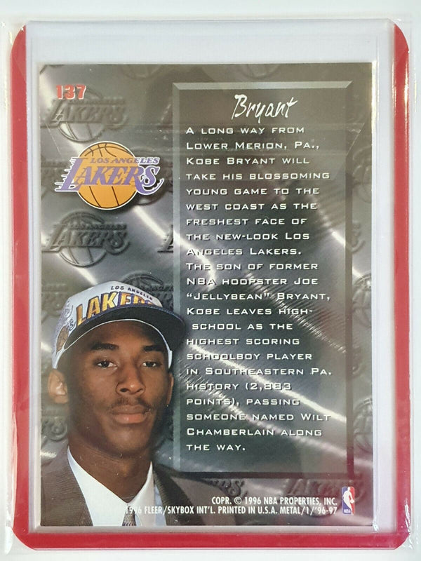 1996 Fleer Metal Kobe Bryant Rookie #137 - SHARP & IMMACULATE