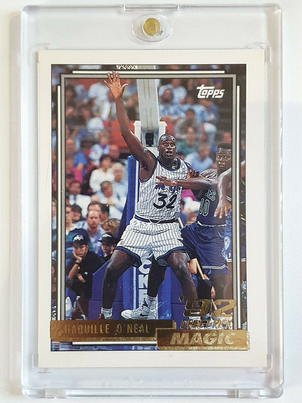 1992-93 Topps Shaquille O'Neal Rookie #362 GOLD FOIL - Ready to Grade