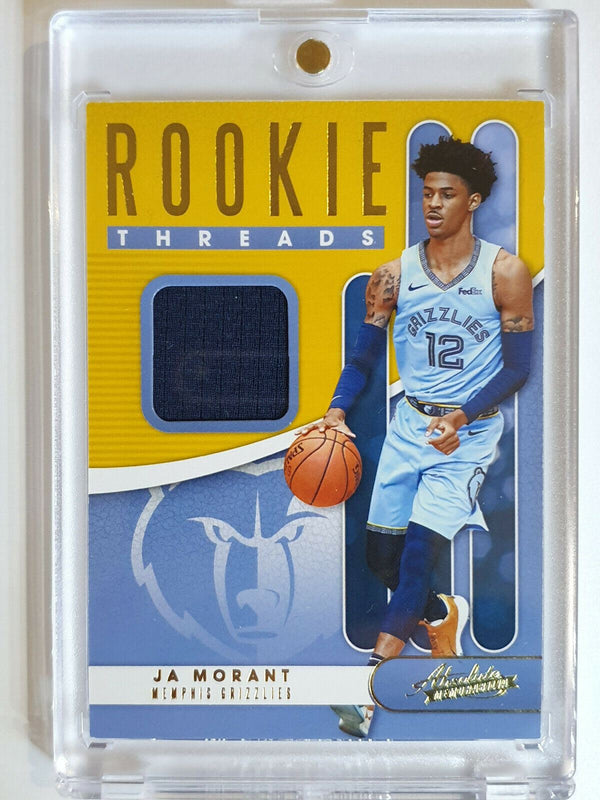 2019 Panini Absolute Ja Morant Patch #Rookie Threads (Player Worn Jersey)