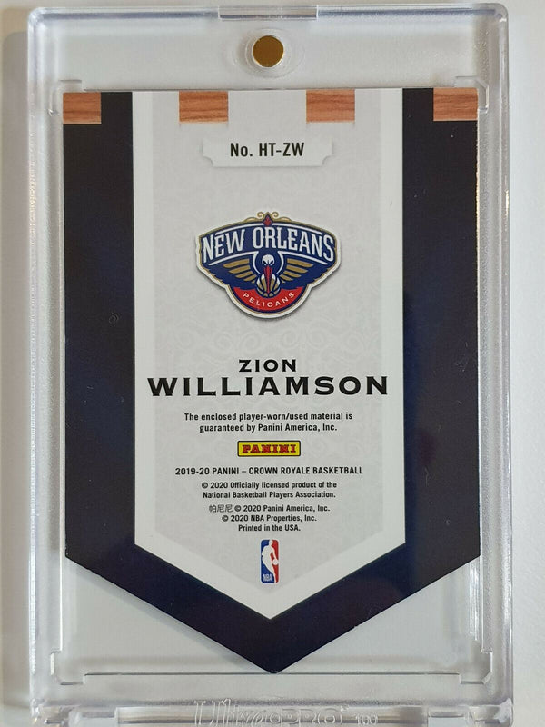 2019 Crown Royale Zion Williamson Rookie Jersey Patch - Ready to Grade