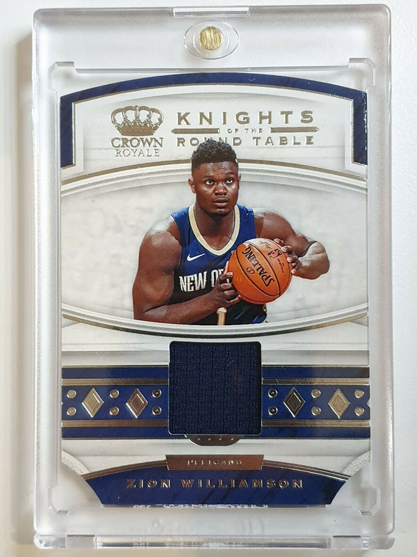 2019 Crown Royale Zion Williamson Rookie #Patch (Player Worn Jersey) - Rare