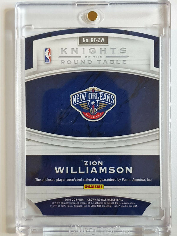 2019 Crown Royale Zion Williamson Rookie #Patch (Player Worn Jersey) - Rare