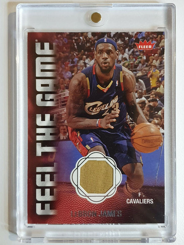 2008 Fleer Lebron James #Patch Game Worn Jersey - Ready to Grade