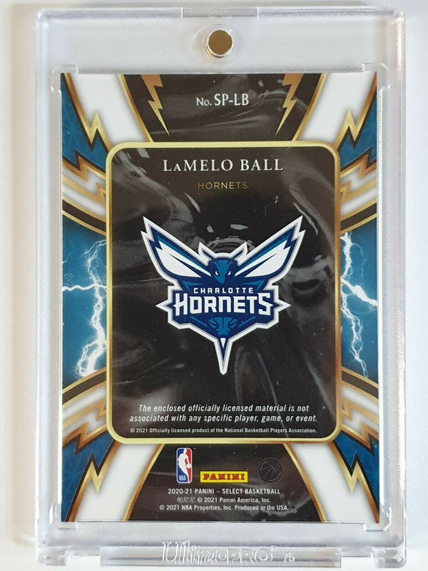 2020 Panini Select Lamelo Ball Rookie #PATCH SPARKS Jersey RC - Ready to Grade