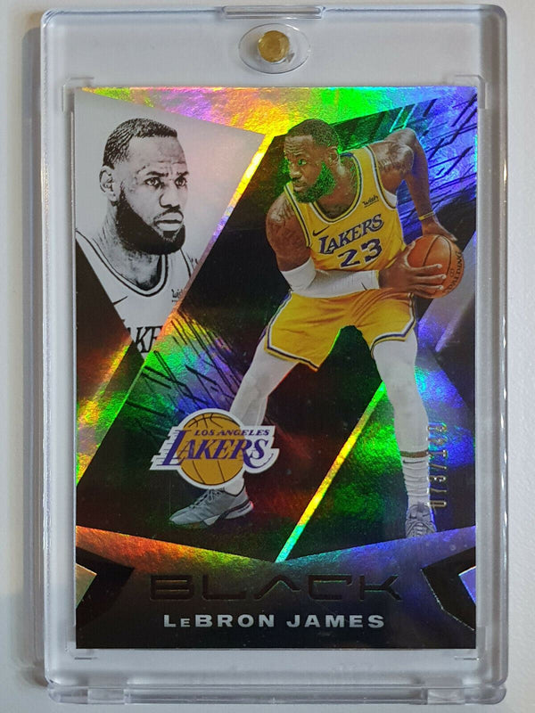 2020 Panini Black Lebron James #44 HOLO FOIL /149 - Ready to Grade