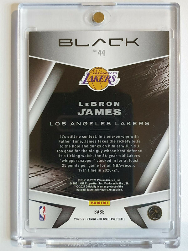 2020 Panini Black Lebron James #44 HOLO FOIL /149 - Ready to Grade