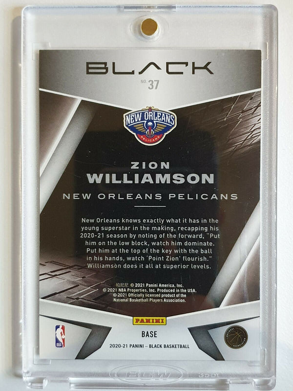 2020 Panini Black Zion Williamson #37 HOLO FOIL /149 - Ready to Grade