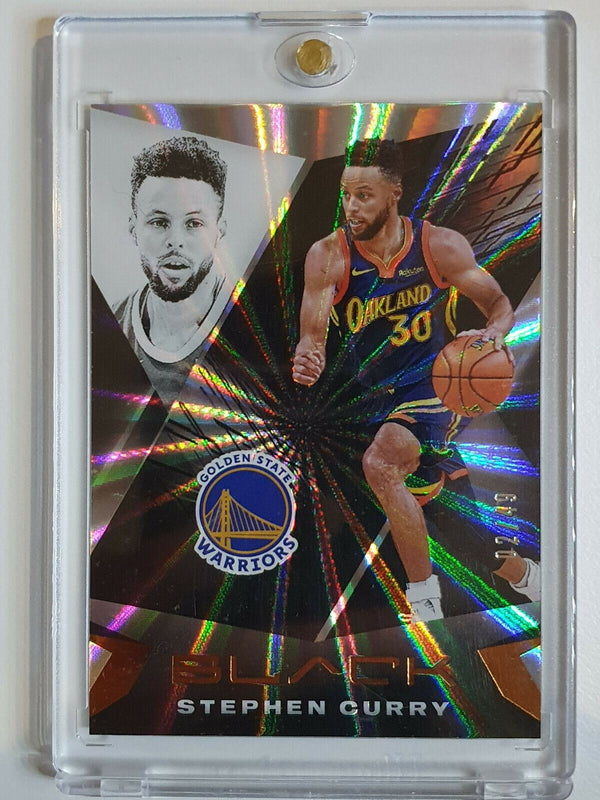 2020 Panini Black Stephen Curry #29 RAINBOW SPOKES /49 - Ready to Grade