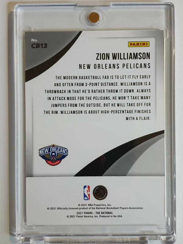 2021 The National Zion Williamson #CB13 CASE BREAKER /199 - Ready to Grade