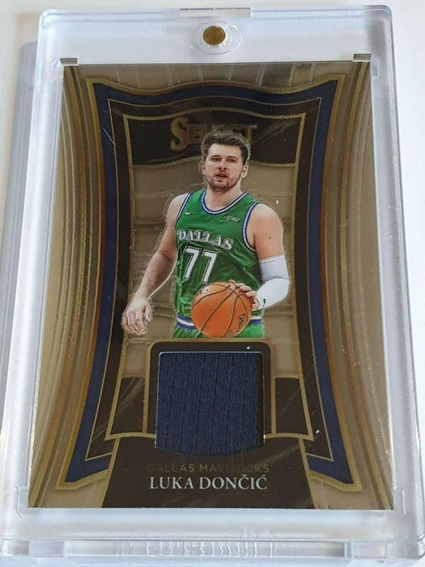 2020 Select Luka Doncic #Patch Game Worn Jersey Swatch - Ready to Grade