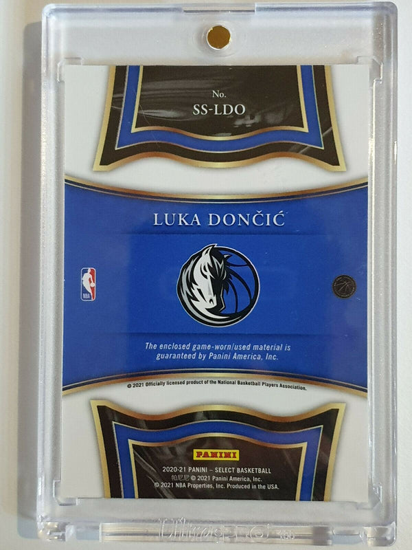 2020 Select Luka Doncic #Patch Game Worn Jersey Swatch - Ready to Grade