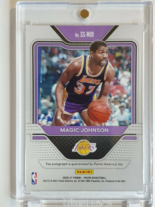 2020 Prizm Magic Johnson Auto Sensational Signatures Autograph - Ready to Grade