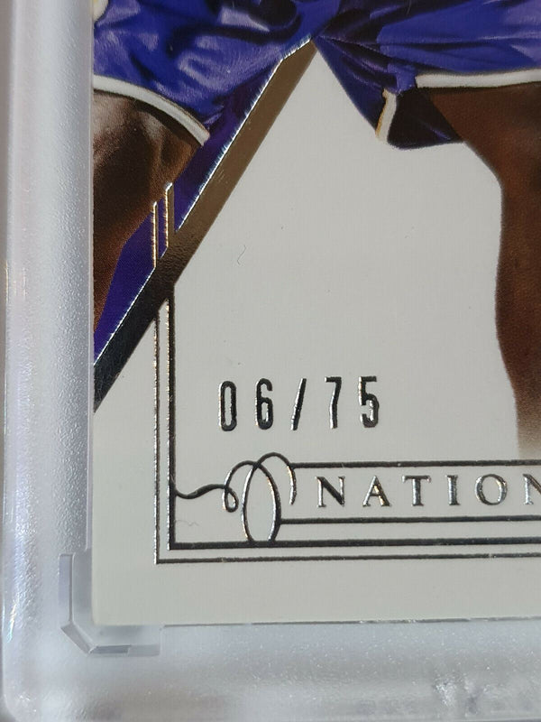 2013 National Treasures Shaquille O'Neal #Game Worn Jersey DUAL PATCH