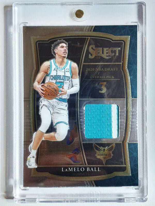 2020-21 Panini Select Lamelo Ball Rookie #PATCH Jersey 2 COLORS - Ready to Grade