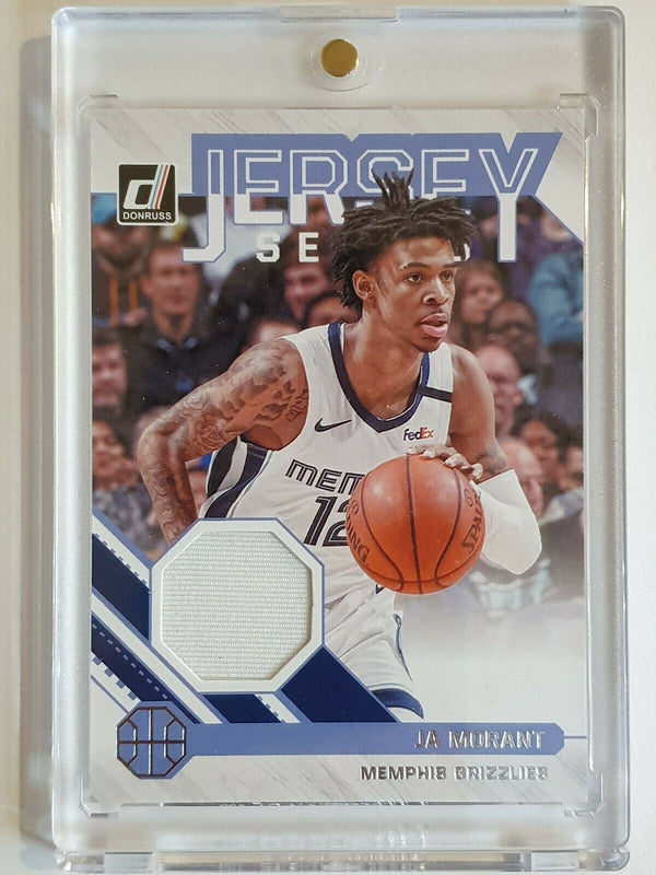 2020-21 Panini Donruss Ja Morant #PATCH Game Worn Jersey - Ready to Grade