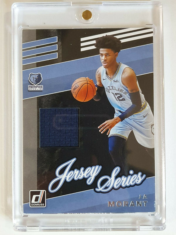 2019-20 Panini Donruss Ja Morant Rookie #PATCH Worn Jersey