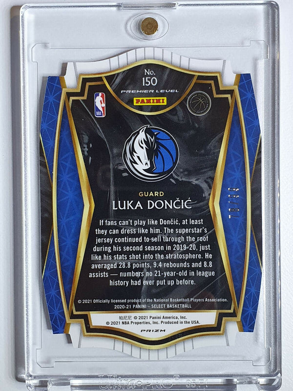 2020 Select Luka Doncic #150 PURPLE Prizm /99 Premier Level Die Cut - Rare