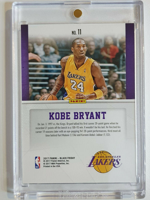 2017 Panini Black Friday Kobe Bryant #11 Thick SSP /50 - Rare