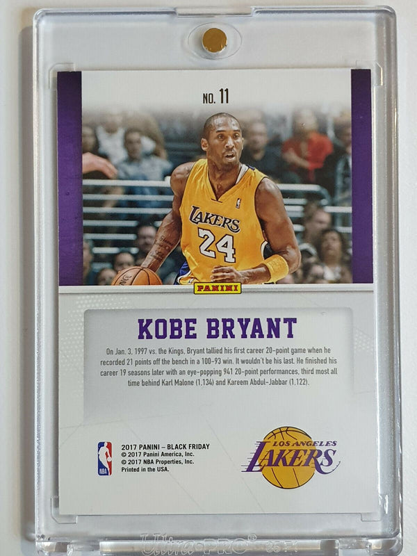 2017 Panini Black Friday Kobe Bryant #11 COSMIC Holo /10 Rare - Ready to Grade