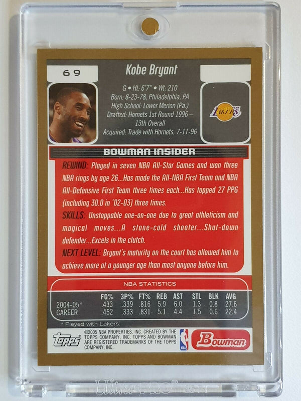 2005-06 Bowman's Kobe Bryant #69 GOLD Label - Ready to Grade