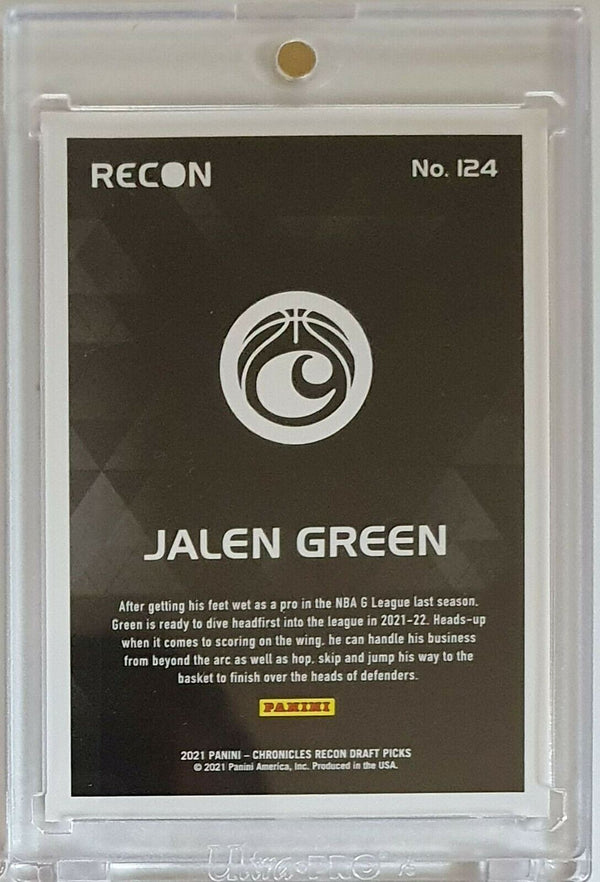 2021 Chronicles Jalen Green Rookie #124 RECON HOLO RC - Ready to Grade