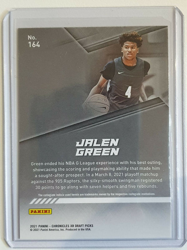 2021 Chronicles Jalen Green Rookie #164 XR BRONZE HOLO RC - Ready to Grade