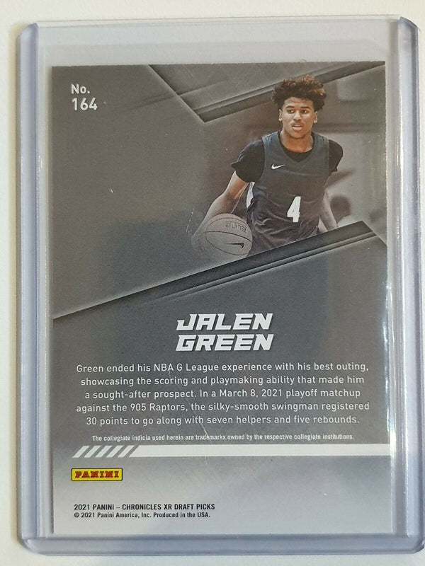 2021 Chronicles Jalen Green Rookie #164 XR Foil RC - Ready to Grade