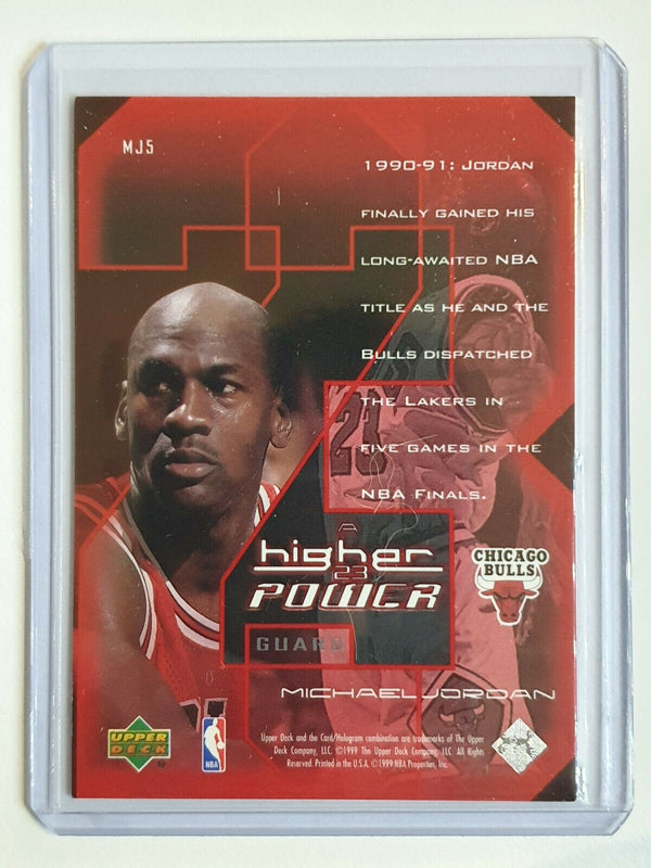 1998-99 UD Michael Jordan Higher Power #MJ5 HOLO Insert - Ready to Grade