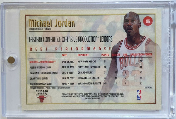 1997 Bowman's Best Michael Jordan #96 FOIL - Ready to Grade