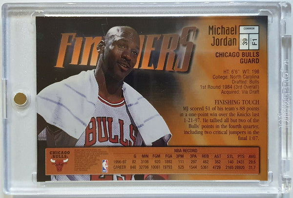 1997 Finest Michael Jordan #39 Finishers RED FOIL - Ready to Grade