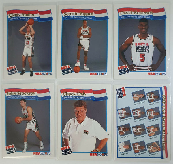 1992 NBA Hoops Dream Team USA Basketball - COMPLETE SET w/ Team + Gold Cards