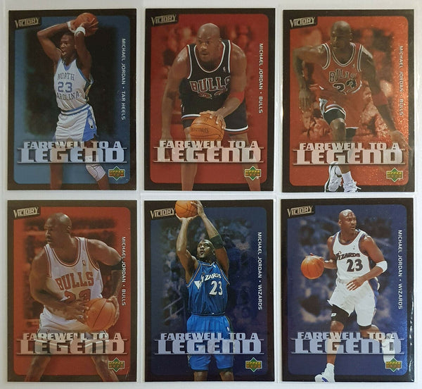 2003 UD Victory Michael Jordan Farewell to a Legend (COMPLETE SET) - Mint