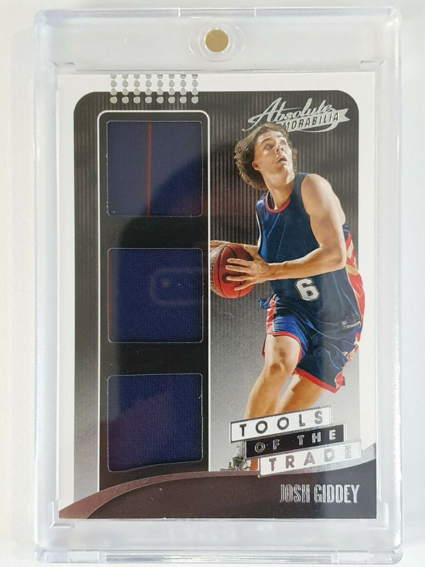 2021 Panini Absolute Josh Giddey Rookie Jersey TRIPLE PATCH - Ready to Grade