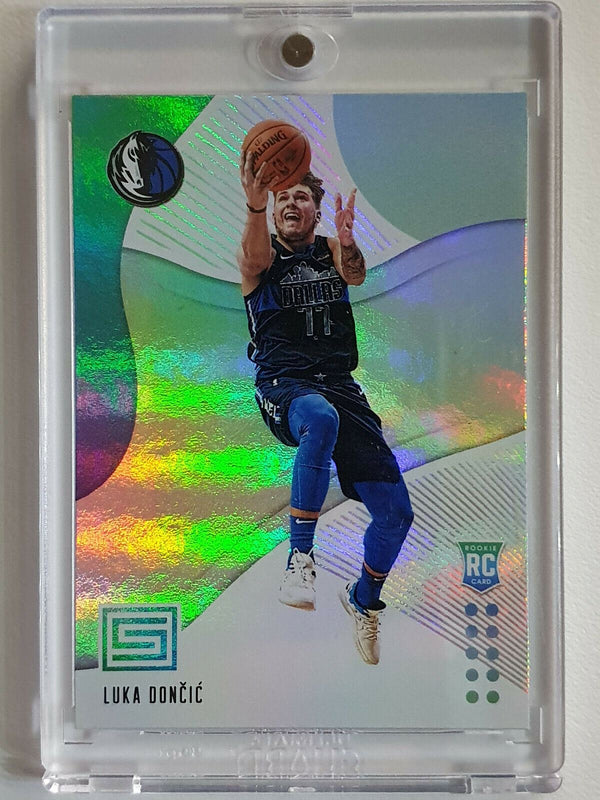 2018-19 Panini Status Luka Doncic Rookie #122 Holo Foil - Ready to Grade