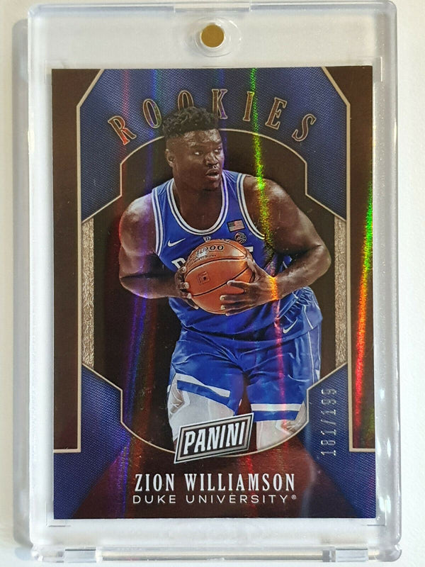 2019 Panini Black Friday Zion Williamson Rookie #ZW HOLO /199 - Ready to Grade