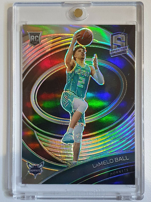 2021 Spectra Lamelo Ball Rookie #102 SILVER HOLO Prizm - Ready to Grade