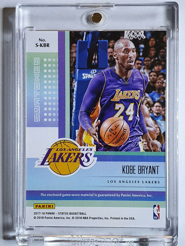 2017 Status Kobe Bryant #PATCH HOLO /99 Game Worn Jersey - Ready to Grade