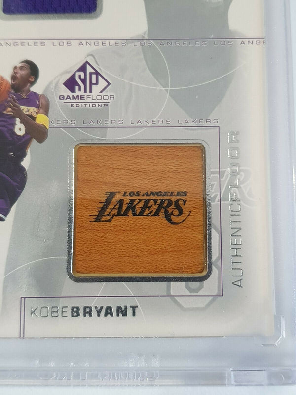 2001 Upper Deck SP Kobe Bryant JERSEY PATCH & GAME FLOOR - Rare Gem