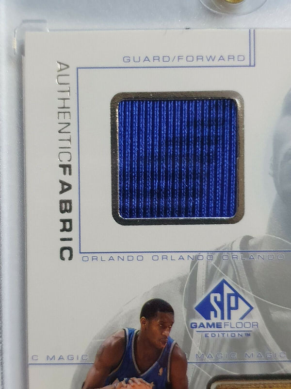 2001 Upper Deck SP Tracy McGrady JERSEY PATCH & GAME FLOOR - Rare Gem