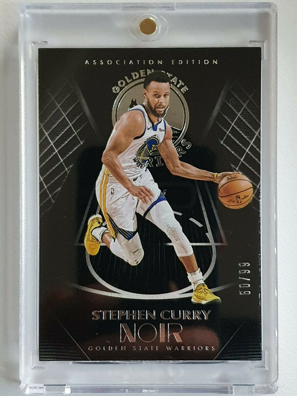 2019 Panini Noir Stephen Curry #24 SILVER /99 Association Edition